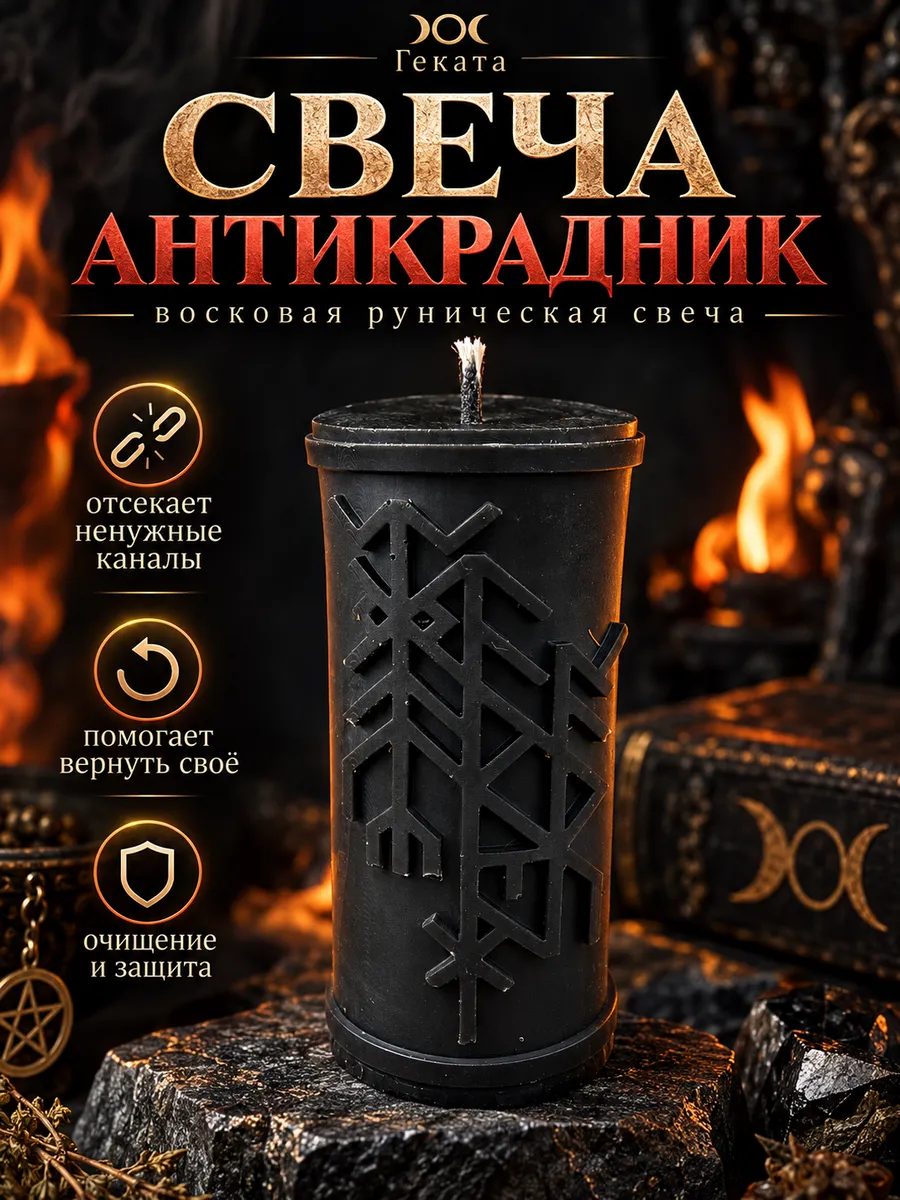 Свеча восковая антикрадник
